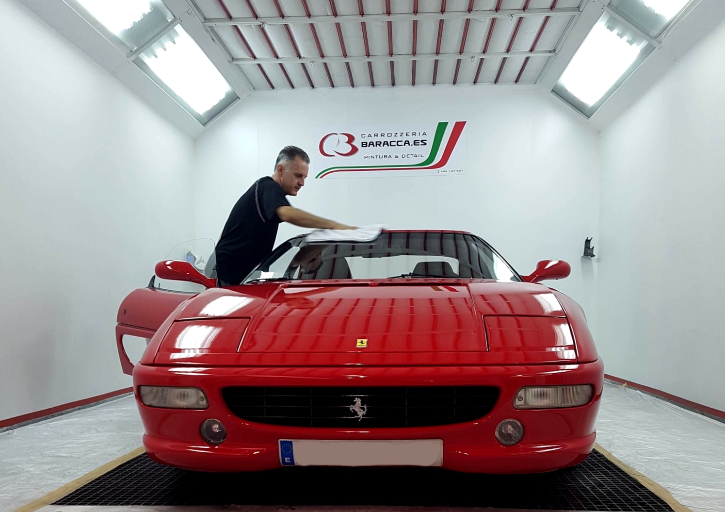 Restauración Chapa y Pintura Ferrari 355 GTS - Taller Ferrari Cartagena ...